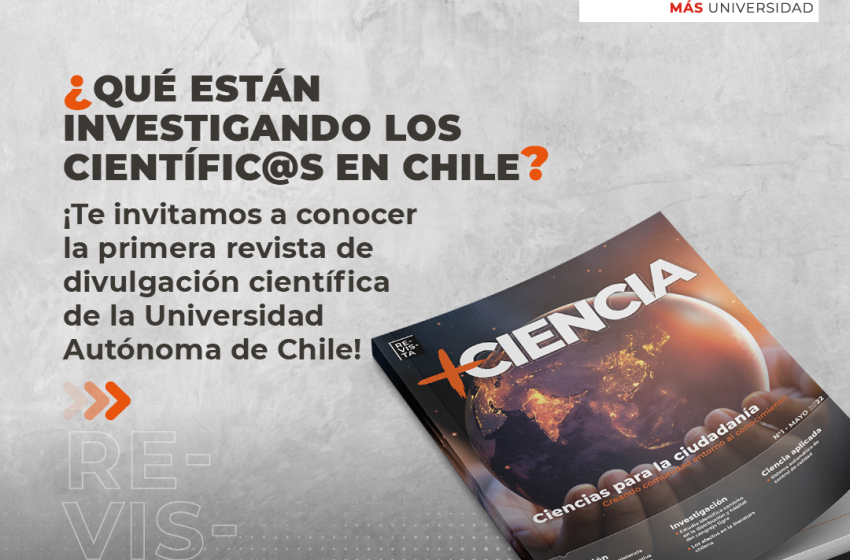  Primera revista de divulgación científica de la Universidad Autónoma de Chile
