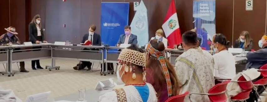  Bachelet pide a Perú trabajar desde los derechos humanos