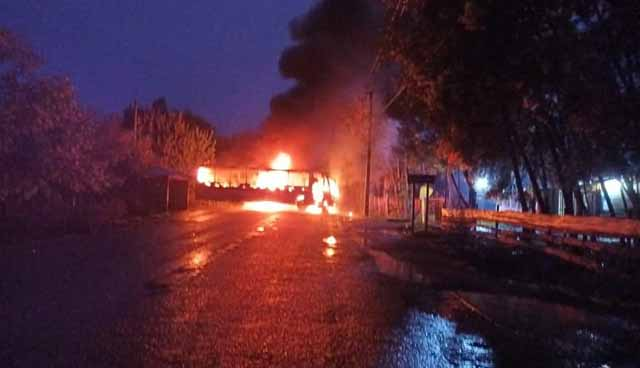  Una seguidilla de ataques incendiarios se registran en la Araucanía específicamente en Collipulli