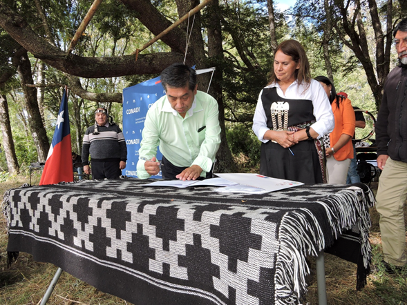  Comunidad mapuche de Vilcún restituyó 166 hectáreas de tierras altamente productivas adquiridas por CONADI