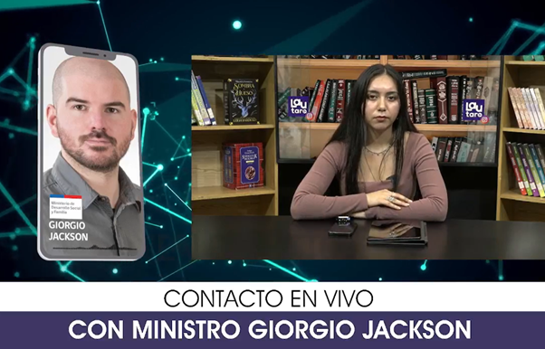  Ministro Jackson conversó en exclusiva con el medio regional Lautaro Tv
